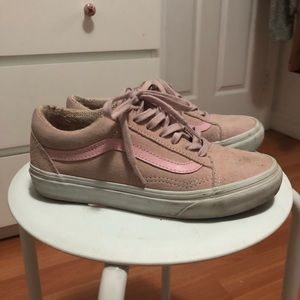 Pink Suede Vans, Size 6